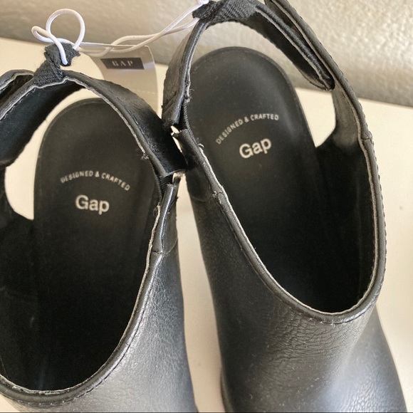 NWT GAP Black Block Heel Sandals sz 6 - Picture 7 of 7